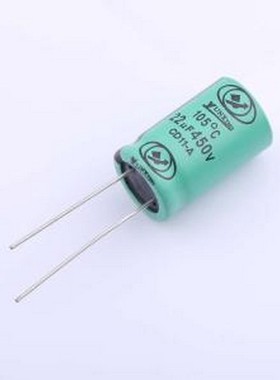 ECA2WM220L26OTGVZC 直插铝电解电容 22uF ±20% 450V 插件,D16xL