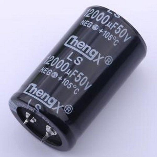 LS129M050P50RR0VH2SP0 牛角型电解电容 12000uF ±20% 50V 插件,