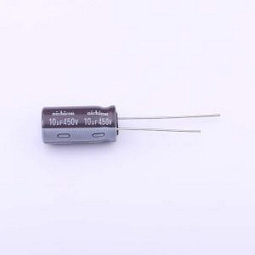 UCY2W100MPDBZX 直插铝电解电容 10uF ±20% 450V 插件,D10xL20mm