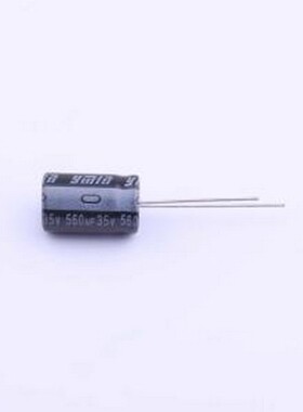 LKFE21V561MF 直插铝电解电容 560uF ±20% 35V 插件,D10xL16mm