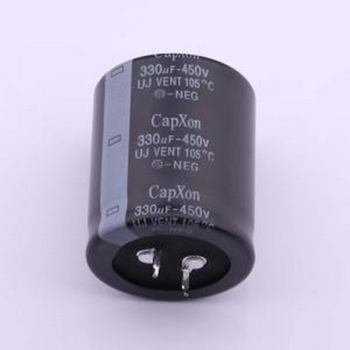 UJ331M450P400A 牛角型电解电容 330uF ±20% 450V 插件,D35xL40m