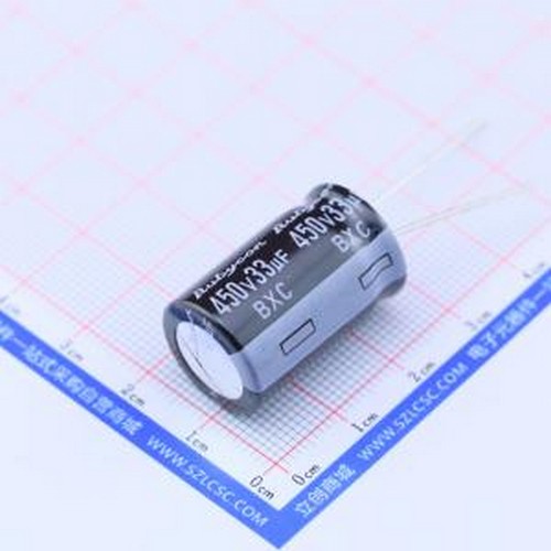 450BXC33MEFC16X25 直插铝电解电容 33uF ±20% 450V 插件,D16xL2