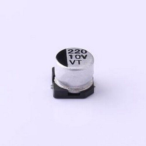 VT1A221M0605 贴片型铝电解电容 220uF ±20% 10V SMD,D6.3xL5.4m