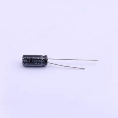 100YXJ10M5X11 直插铝电解电容 10uF ±20% 100V 插件,D5xL11mm
