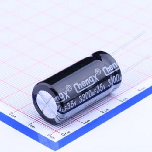 KM338M035K30RR0VH2FP0 直插铝电解电容 3300uF ±20% 35V 插件,D