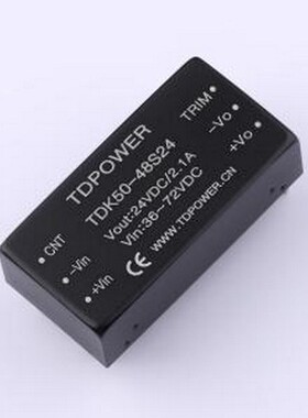 TDK50-48S24 电源模块 TDK50-48S24 插件,25.4x50.8mm