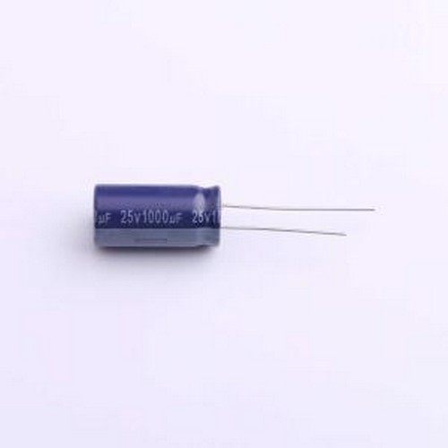 ERE1EM102G20OT 直插铝电解电容 1000uF ±20% 25V 插件,D10xL20m