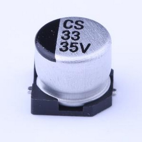 CS1V330M-CRE54 贴片型铝电解电容 33uF ±20% 35V SMD,D6.3xL5.4