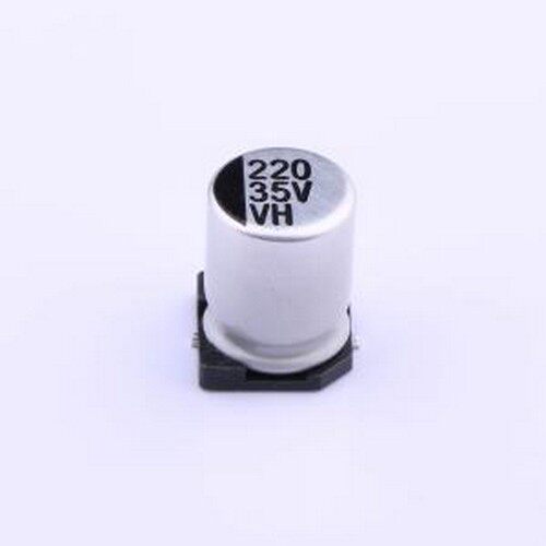 VH1V221MF105000CE0 贴片型铝电解电容 220uF ±20% 35V SMD,D8xL