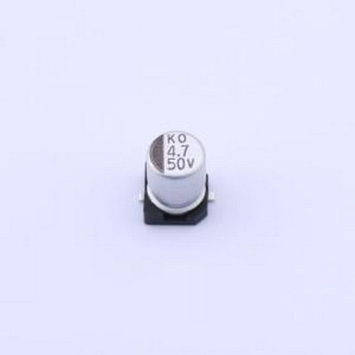 CK050M4R7C5APKKKV00R 贴片型铝电解电容 4.7uF ±20% 50V SMD,D4