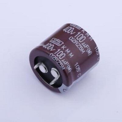 EKMM401VSN101MQ25S 直插铝电解电容 100uF ±20% 400V 插件,D25.