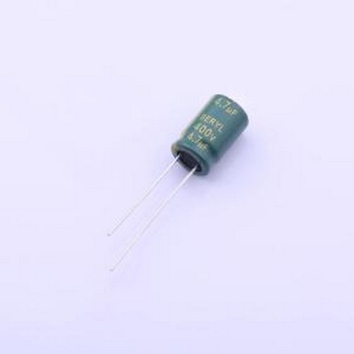 RC400M4R7LO8*12TH-2A1E 直插铝电解电容 4.7uF ±20% 400V 插件,