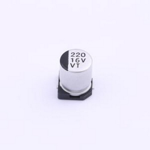 VT1C221M-CRE77 贴片型铝电解电容 220uF ±20% 16V SMD,D6.3xL7.
