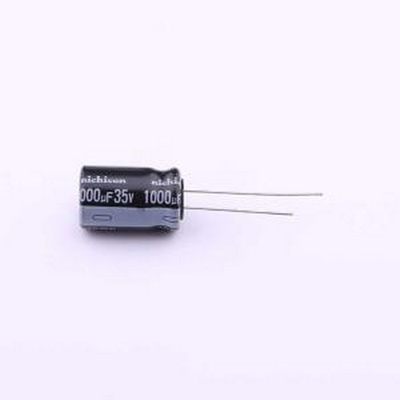 UHV1V102MHD 直插铝电解电容 1000uF ±20% 插件,D12.5xL20mm