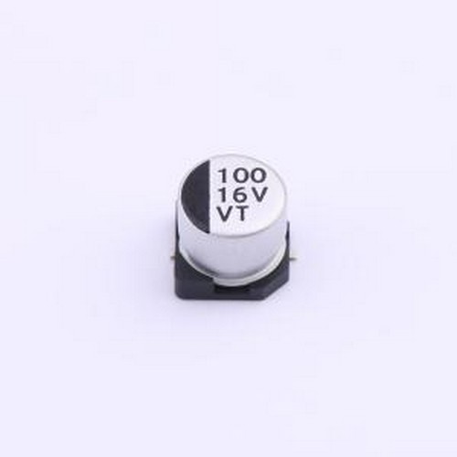 VT1C101M-CRE54 贴片型铝电解电容 100uF ±20% 16V SMD,D6.3xL5.