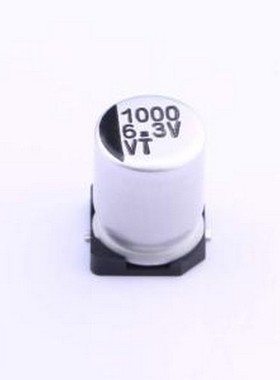 VT0J102MF105000CE0 贴片型铝电解电容 1000uF ±20% 6.3V SMD,D8