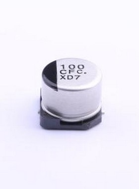 EEEFC1C101P 贴片型铝电解电容 100uF ±20% 16V SMD,D8xL6.2mm