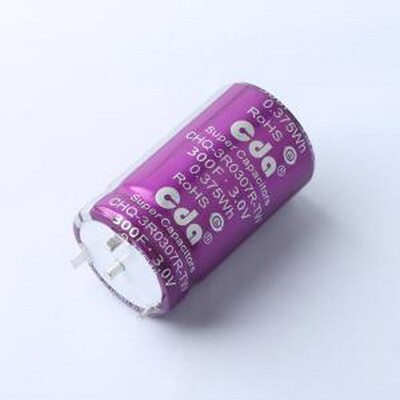 CHQ-3R0307R-TW L4 超级电容器 300F -10%~+30% 3V 插件,D35xL60m