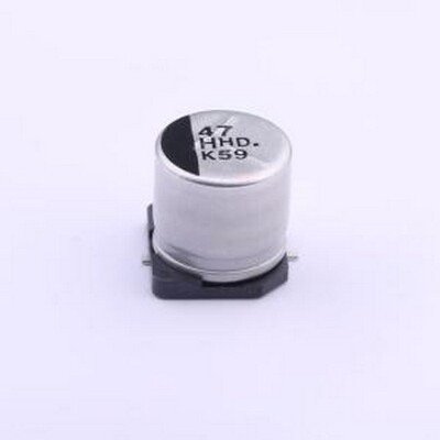 EEEHD1H470P 贴片型铝电解电容 47uF ±20% 50V SMD,D10xL10.2mm