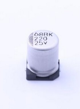 MVK 25V220 8*10 贴片型铝电解电容 220uF ±20% 25V SMD,D8xL10m