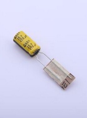 NXH25V470M8*15 5.0TP 直插铝电解电容 470uF ±20% 25V 插件,D8x