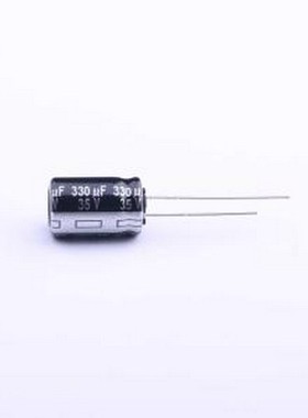 EEUEB1V331 直插铝电解电容 330uF ±20% 35V 插件,D10xL16mm