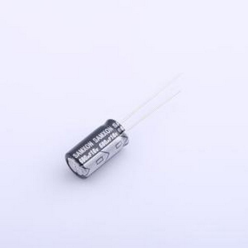 ESK687M1CF16RR 直插铝电解电容 680uF ±20% 16V 插件,D8xL16mm