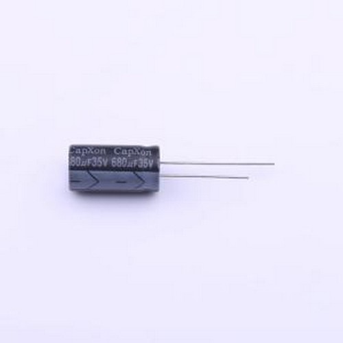 KF681M035G200A 直插铝电解电容 680uF ±20% 35V 插件,D10xL20mm
