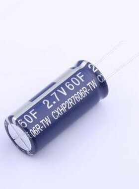 CXHP2R7606R-TW 2.7V60F 超级电容器 60F ±20% 2.7V 插件,P=7.5m