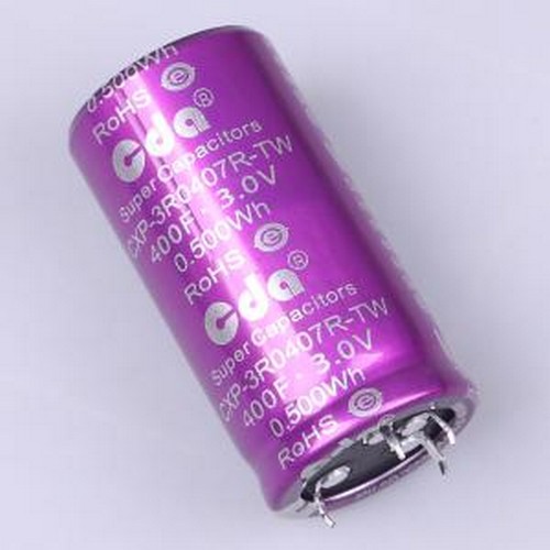 CXP-3R0407R-TW-S4 超级电容器 400F -10%~+30% 3V 插件