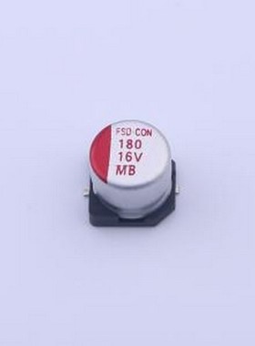 EPMB1C181M6365TR 固态电容 180uF ±20% 16V SMD,6.3x6.5mm