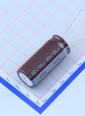 EGS2WM101M40OT 直插铝电解电容 100uF ±20% 450V 插件,D18xL40m