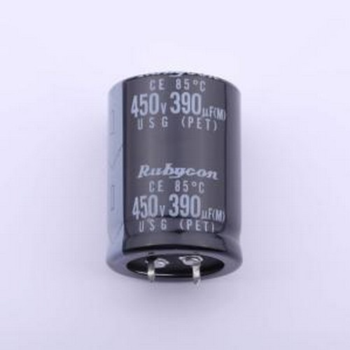 450USG390MCDASN30X40 牛角型电解电容 390uF ±20% 450V 插件,D3