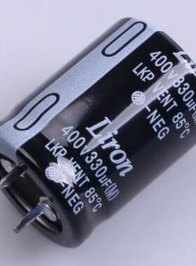 LKP2G331MQ035K40B 牛角型电解电容 330uF ±20% 400V 插件,D25xL