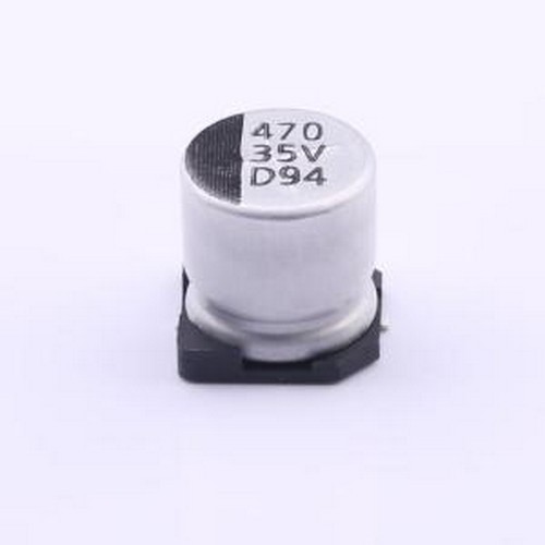 DV471M035G105ETR 贴片型铝电解电容 470uF ±20% 35V SMD,D10xL1