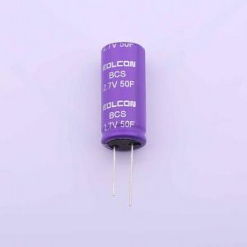 BCS2R7M506YS1840A2NP01 超级电容器 50F ±20% 2.7V 插件,P=7.5m