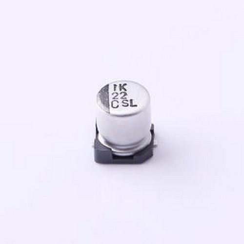 16SLV22M5X6.1 贴片型铝电解电容 22uF ±20% 16V SMD,D5xL6.1mm