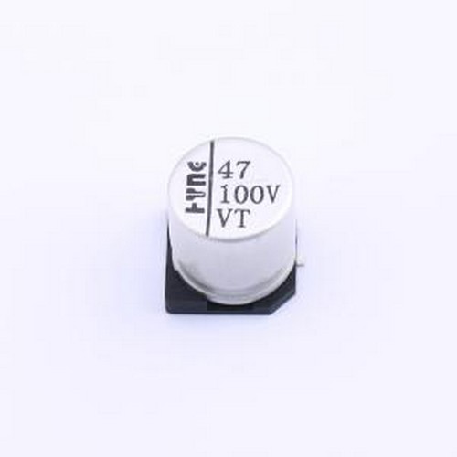 HY2A470MC100105MEO 贴片型铝电解电容 47uF ±20% 100V SMD,D10x