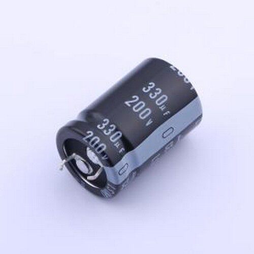 LLS2D331MELY 牛角型电解电容 330uF ±20% 200V 插件,D20xL30mm