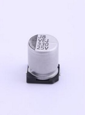 VEJ331M1ETR-0810 贴片型铝电解电容 330uF ±20% 25V SMD,D8xL10