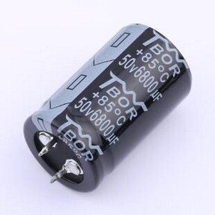 插件 CK682MGH40B 50V 6800uF D25xL40mm 牛角型电解电容