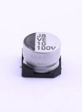 VE-100M2ATR-0806 贴片型铝电解电容 10uF ±20% 100V SMD,D8xL6.
