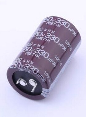 EKMM451VSN331MR50S 牛角型电解电容 330uF ±20% 450V 插件,D30x