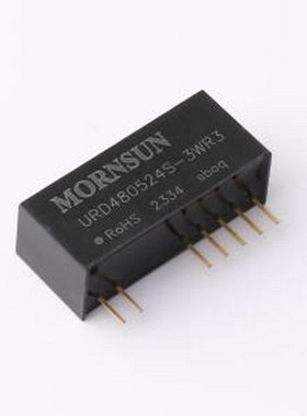 URD480524S-3WR3 电源模块 URD480524S-3WR3 SIP,27.4x9.5mm