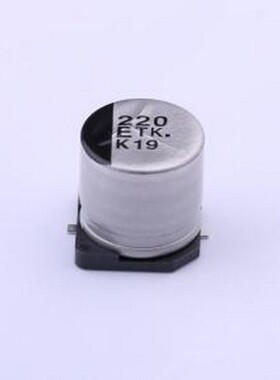 EEETK1E221P 贴片型铝电解电容 220uF ±20% 25V SMD,D10xL10.2mm