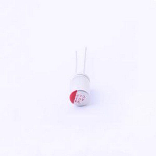 PE1C471MF120A00CR0 固态电容 470uF ±20% 16V 插件,D8xL12mm