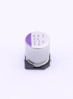 16SVPG270MX 固态电容 270uF ±20% 16V SMD,D6.3xL8mm