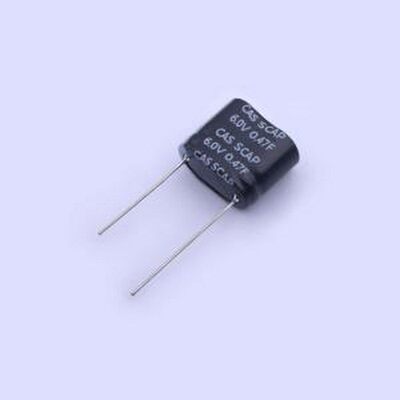 SMD06R0S0R47DARZA0B 超级电容器 0.47F -20%~+50% 6V 插件,P=11.