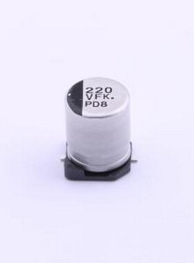EEEFK1V221GP 贴片型铝电解电容 220uF ±20% 35V SMD,D8xL10.2mm