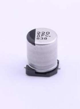 EEEFC1A221P 贴片型铝电解电容 220uF ±20% 10V SMD,D8xL10.2mm